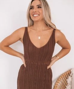 Paper Heart CLOTHING Castaway Dress - Chocolate 12 Paper Heart CLOTHING Castaway Dress - Chocolate