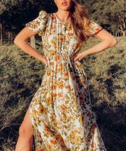 Paper Heart Dejavu Dress - Floral Print DRESSES