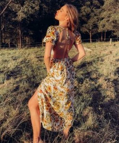 Paper Heart Dejavu Dress - Floral Print DRESSES