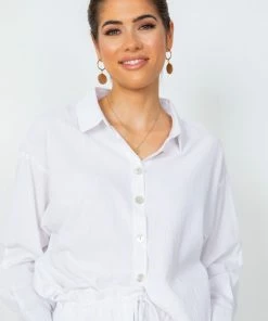 Sassy Hills Fashion Masa Top - White