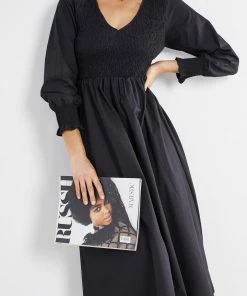 Miracle Fashion Paperine Dress - Black DRESSES