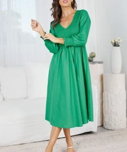 Miracle Fashion Paperine Dress - Green