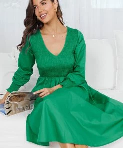 Miracle Fashion Paperine Dress - Green