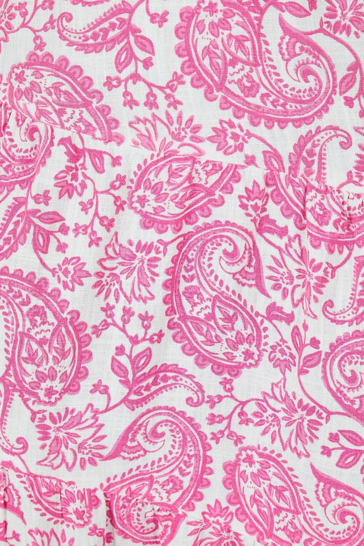 Paper Heart Parra Top - Pink Print CLOTHING 8 Paper Heart Parra Top - Pink Print CLOTHING