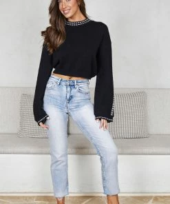 Pink Diamond CLOTHING Patches Knit - Black