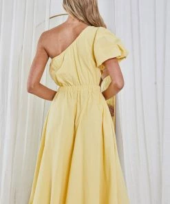 Pink Diamond DRESSES Perlita Dress - Yellow