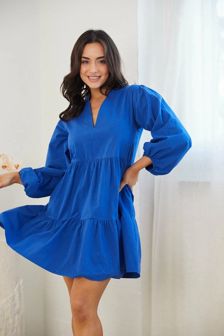 Miracle Fashion Peyton Dress - Cobalt 6 Miracle Fashion Peyton Dress - Cobalt