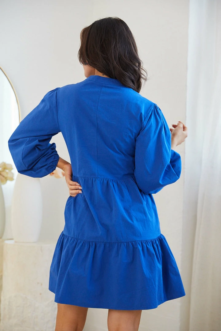 Miracle Fashion Peyton Dress - Cobalt 4 Miracle Fashion Peyton Dress - Cobalt