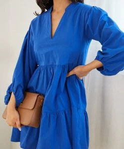 Miracle Fashion Peyton Dress - Cobalt 14 Miracle Fashion Peyton Dress - Cobalt