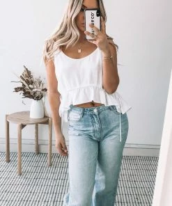 Style Box Ampla Top - White CLOTHING