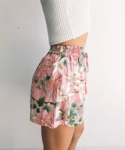 RedBerry CLOTHING Kimmie Shorts - Pink Print