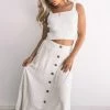 Style Box CLOTHING Harpa Skirt - Beige 2 Style Box CLOTHING Harpa Skirt - Beige
