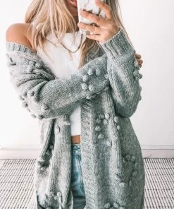 HQ Fashion Bassike Cardigan - Grey Maternity Dresses 11 HQ Fashion Bassike Cardigan - Grey Maternity Dresses