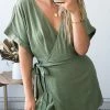 Style Box CLOTHING Acacia Playsuit - Khaki