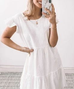 Miracle Fashion Balandra Dress - White DRESSES