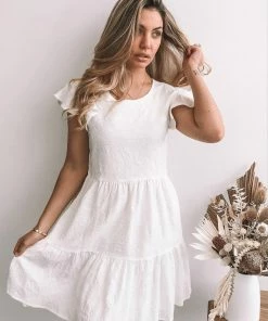 Miracle Fashion Balandra Dress - White DRESSES