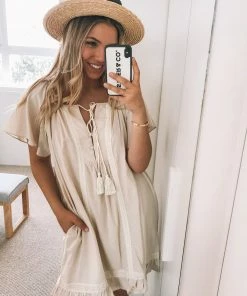 Desire Sedue Dress - Beige DRESSES