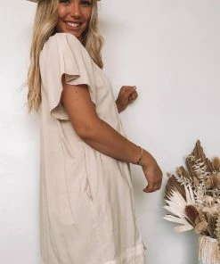 Desire Sedue Dress - Beige DRESSES