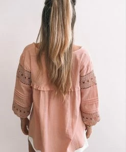 Rock Denim Doctrine Blouse - Blush