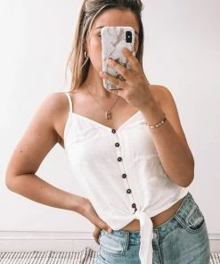 Dream House Lulled Top - White