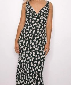 Wild Ginger Spaniol Dress - Black Print