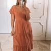 Style Box Celie Dress - Rust DRESSES