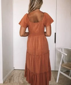 Style Box Celie Dress - Rust DRESSES