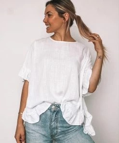 Miracle Fashion Ralene Top - White
