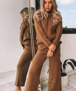 Qtrend Fashion PTY LTD CLOTHING SEPARATED Monica Set - Mocha