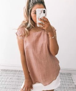 Miracle Fashion Aera Top - Dusty Pink Maternity Dresses