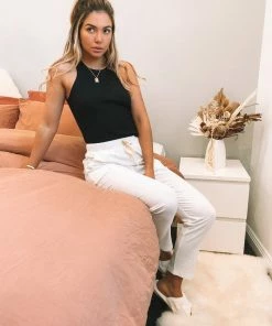 Qtrend Fashion PTY LTD CLOTHING Essence Crop Top - Black