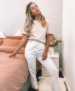 Sassy Hills Fashion CLOTHING Holiyay Pants - White 13 Sassy Hills Fashion CLOTHING Holiyay Pants - White