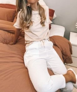 Sassy Hills Fashion CLOTHING Holiyay Pants - White 14 Sassy Hills Fashion CLOTHING Holiyay Pants - White