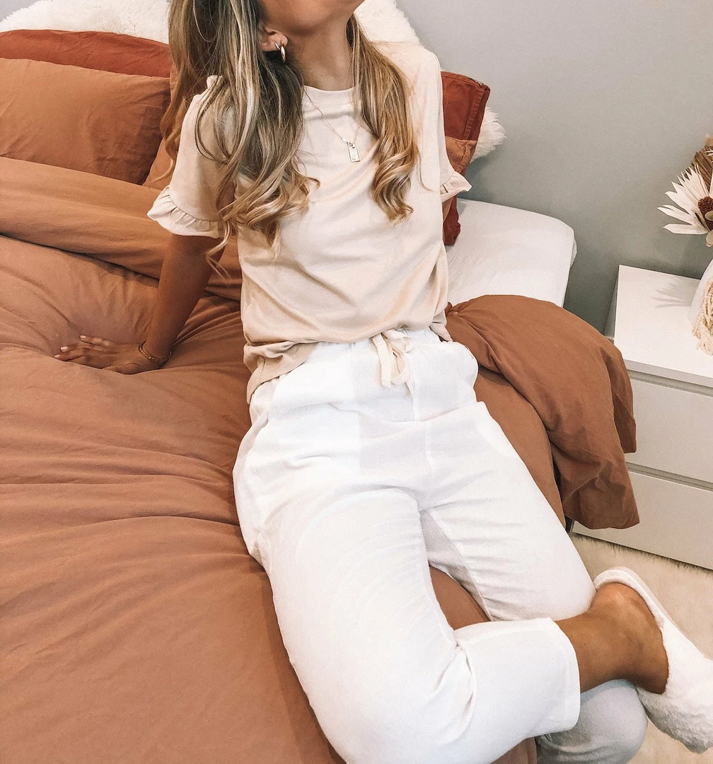 Sassy Hills Fashion CLOTHING Holiyay Pants - White 8 Sassy Hills Fashion CLOTHING Holiyay Pants - White