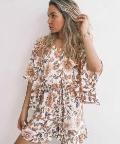 Rock Denim CLOTHING Bergamot Playsuit - Print