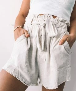 Miracle Fashion Maternity Dresses Refreshed Shorts - Beige