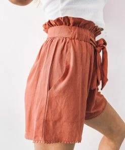 Miracle Fashion Refreshed Shorts - Rust Maternity Dresses