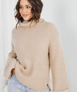 HQ Fashion Phylis Knit - Beige CLOTHING