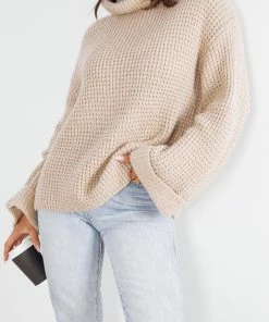 HQ Fashion Phylis Knit - Beige CLOTHING