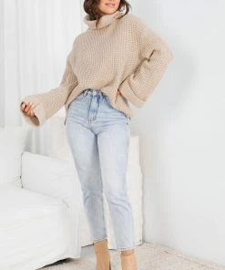 HQ Fashion Phylis Knit - Beige CLOTHING