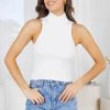 Qtrend Fashion PTY LTD Pickle Knit Top - White CLOTHING