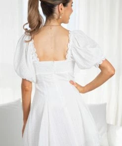 Indikah DRESSES Pilaria Dress - White 9 Indikah DRESSES Pilaria Dress - White