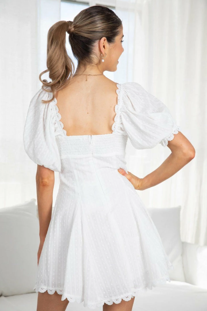 Indikah DRESSES Pilaria Dress - White 4 Indikah DRESSES Pilaria Dress - White