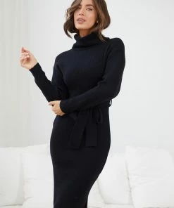 Kaarlo Fashion Pty Ltd Pitcher Dress - Black DRESSES