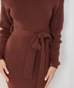 Kaarlo Fashion Pty Ltd Pitcher Dress - Chocolate DRESSES 15 Kaarlo Fashion Pty Ltd Pitcher Dress - Chocolate DRESSES