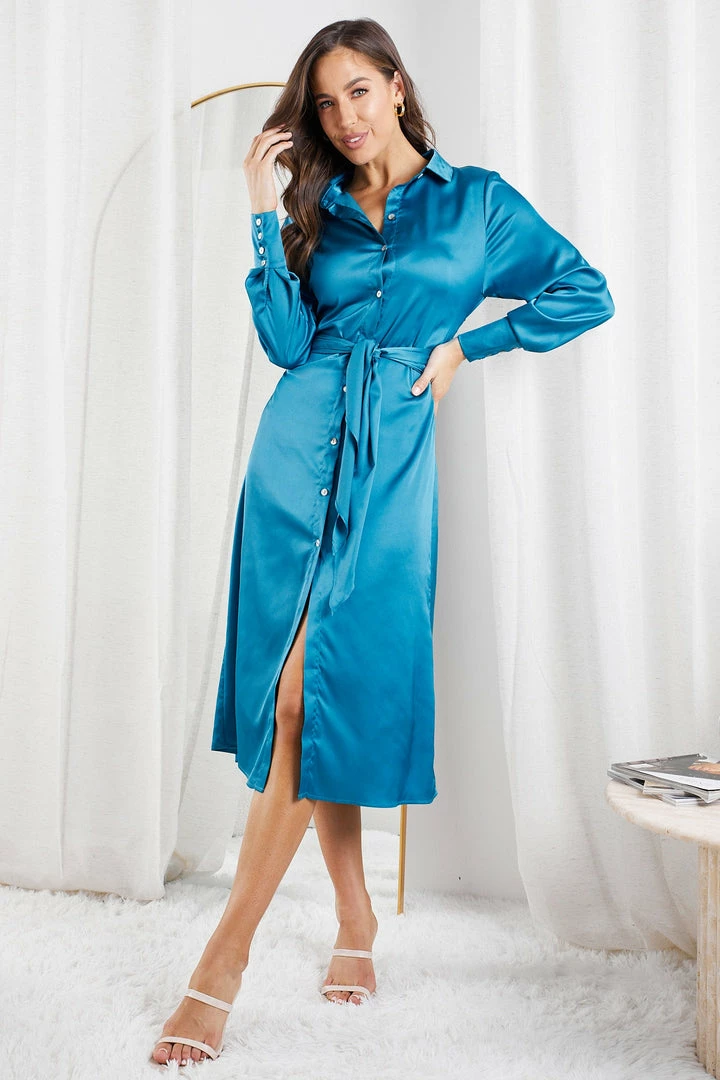 Wild Ginger Pitty Dress - Blue 3 Wild Ginger Pitty Dress - Blue