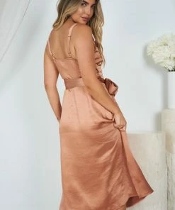 Esther Luxe Poppy Dress - Bronze DRESSES 15 Esther Luxe Poppy Dress - Bronze DRESSES