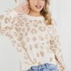 Miracle Fashion Priscine Knit - Cream Print 2 Miracle Fashion Priscine Knit - Cream Print