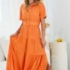 Pink Diamond Raimunda Dress - Orange DRESSES