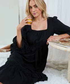 Desire Ramira Dress - Black DRESSES